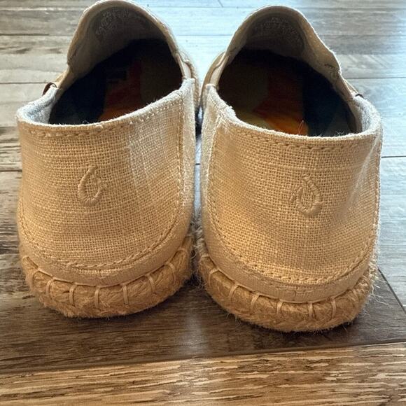 OluKai KAULA PA'A KAPA Shoes Women's Espadrilles 7.5 Tapa Beige Tan Slip On - Picture 4 of 7